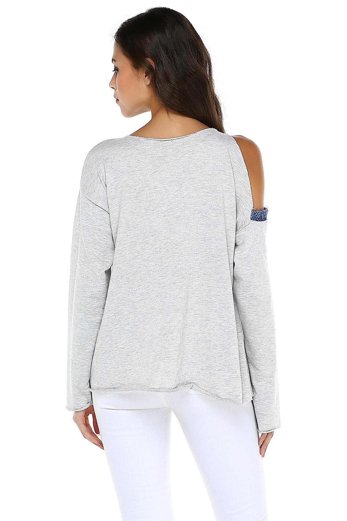 OMUZ DETAYLI SWEATSHIRT   - 2