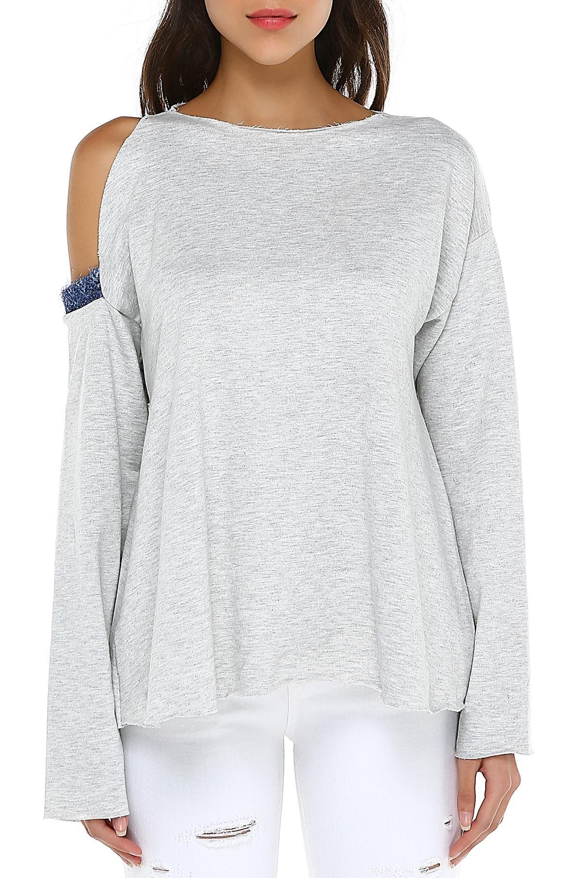 OMUZ DETAYLI SWEATSHIRT   - 3
