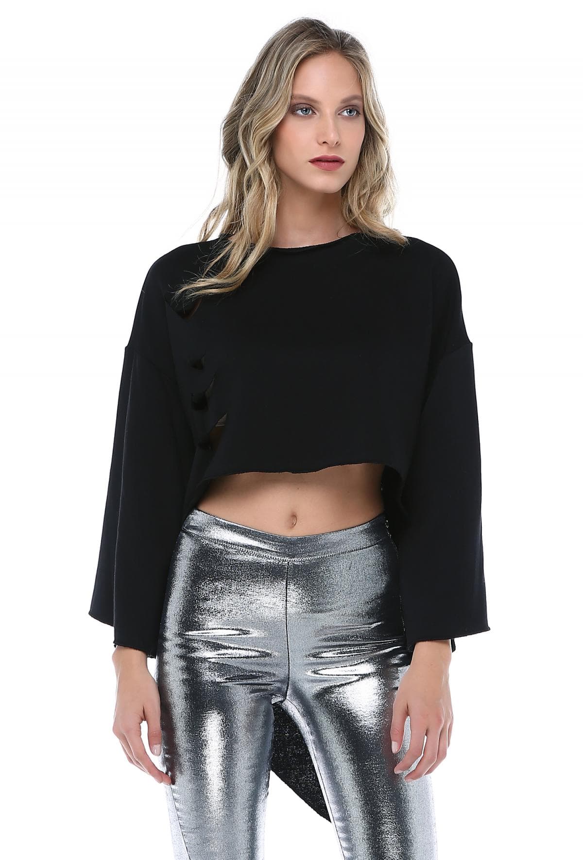 ARKA UZUN SWEATSHIRT - 3