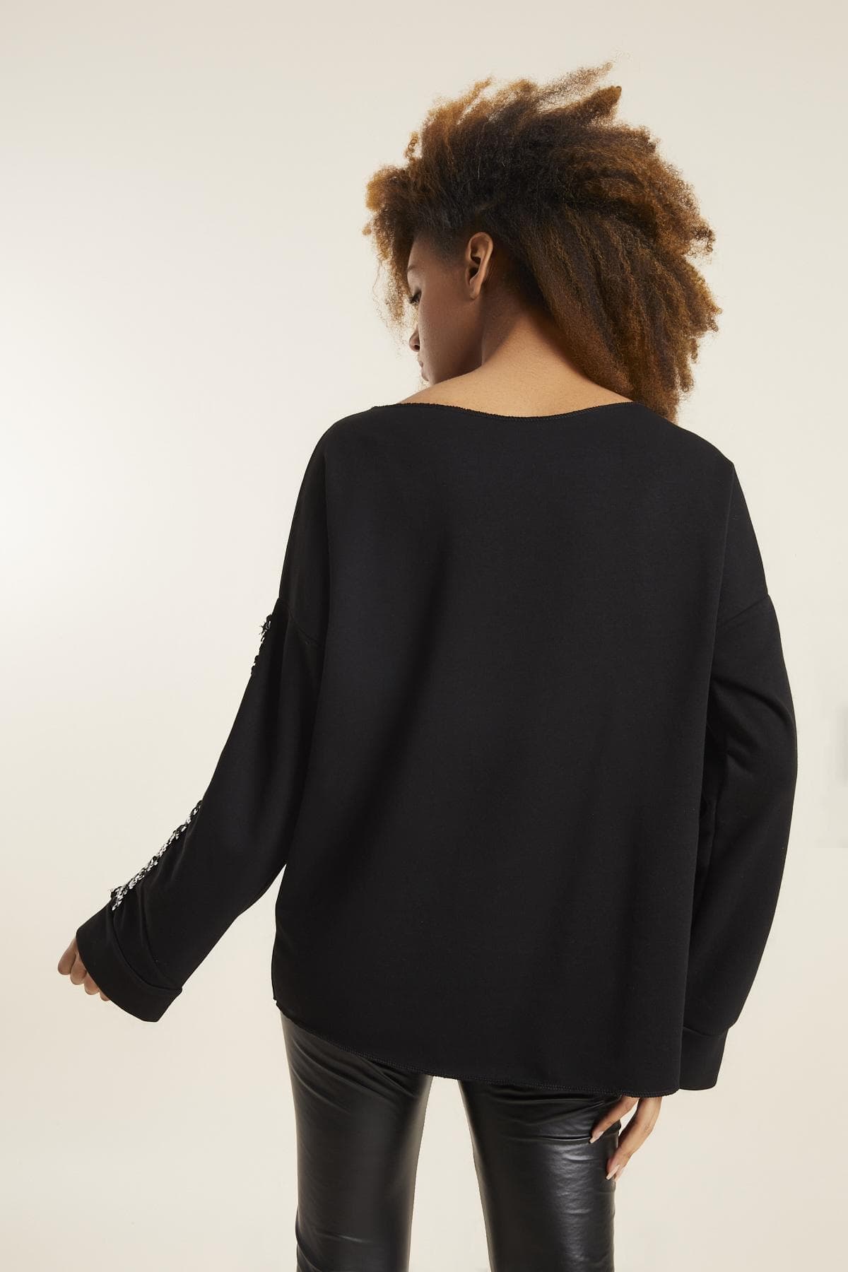 KOL DETAY SWEATSHIRT  - 3