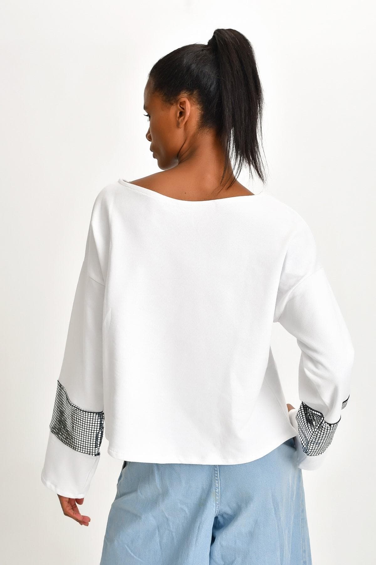 KOL DETAYLI SWEATSHRT  - 7