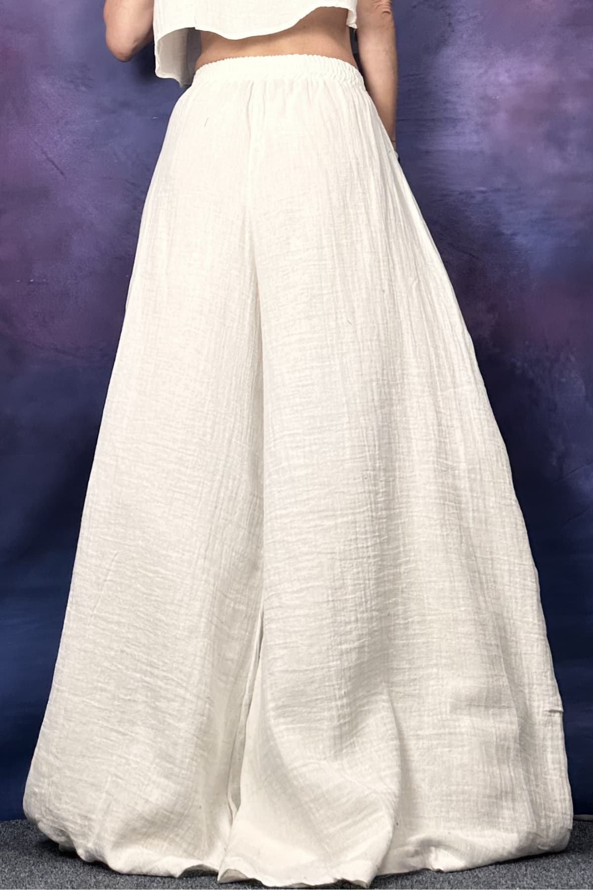 GENİŞ KESİM BAMBU PANTOLON - 3
