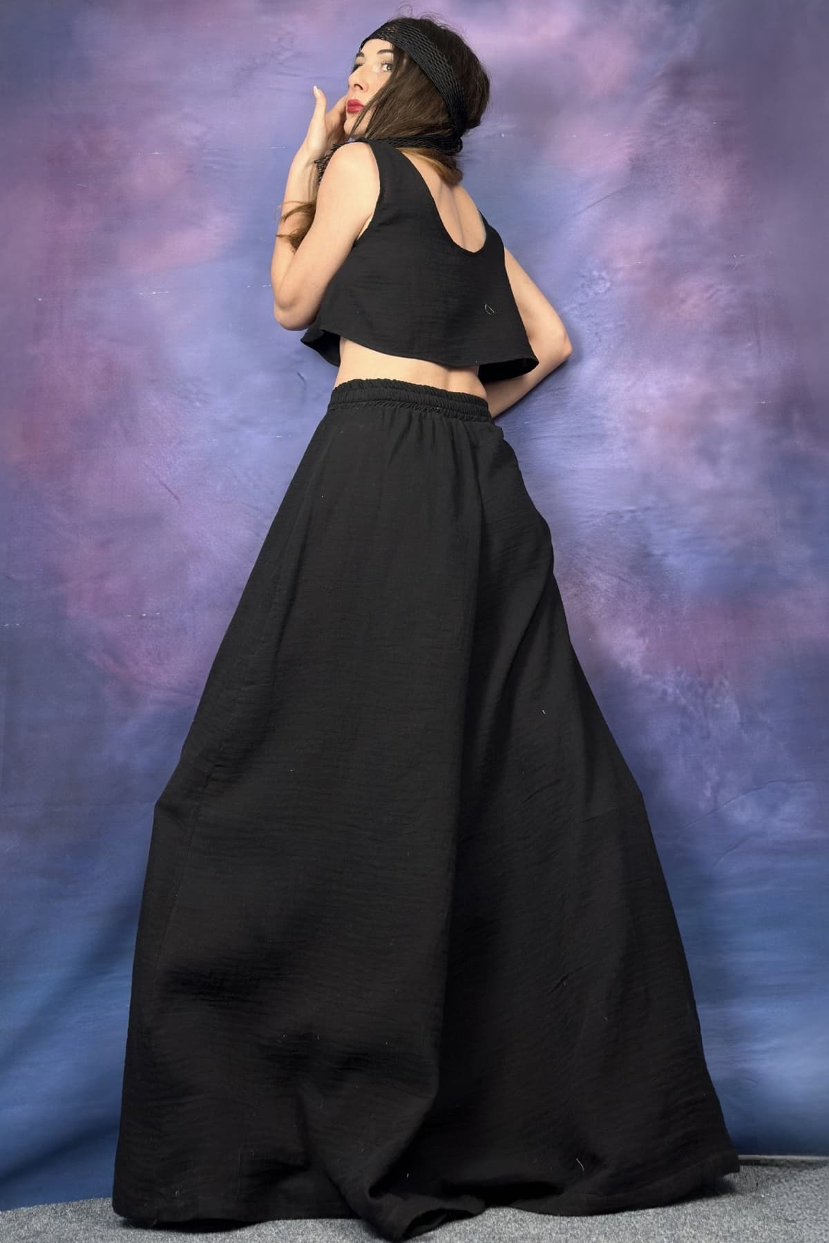 GENİŞ KESİM BAMBU PANTOLON  - 3
