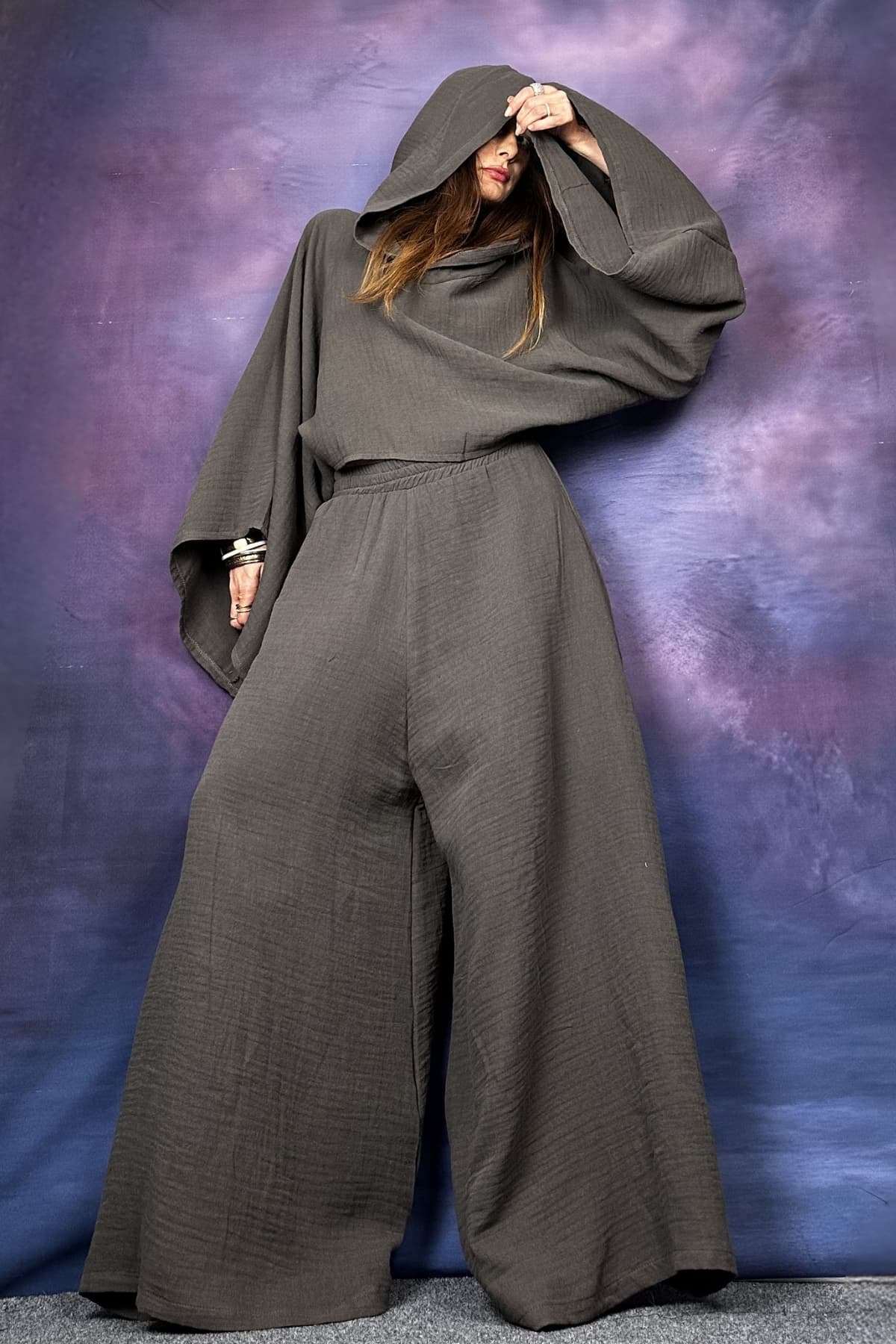 GENİŞ KESİM BAMBU PANTOLON - 4