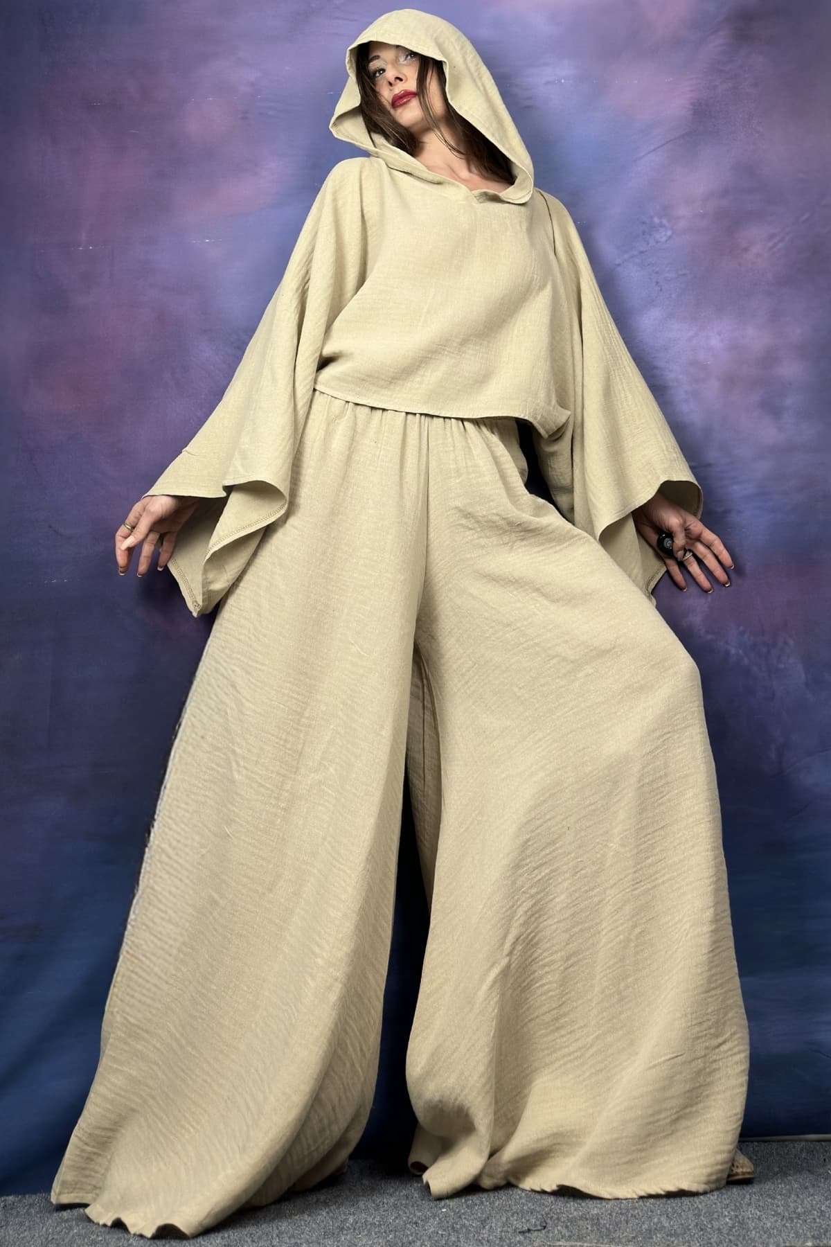 GENİŞ KESİM BAMBU PANTOLON - 2