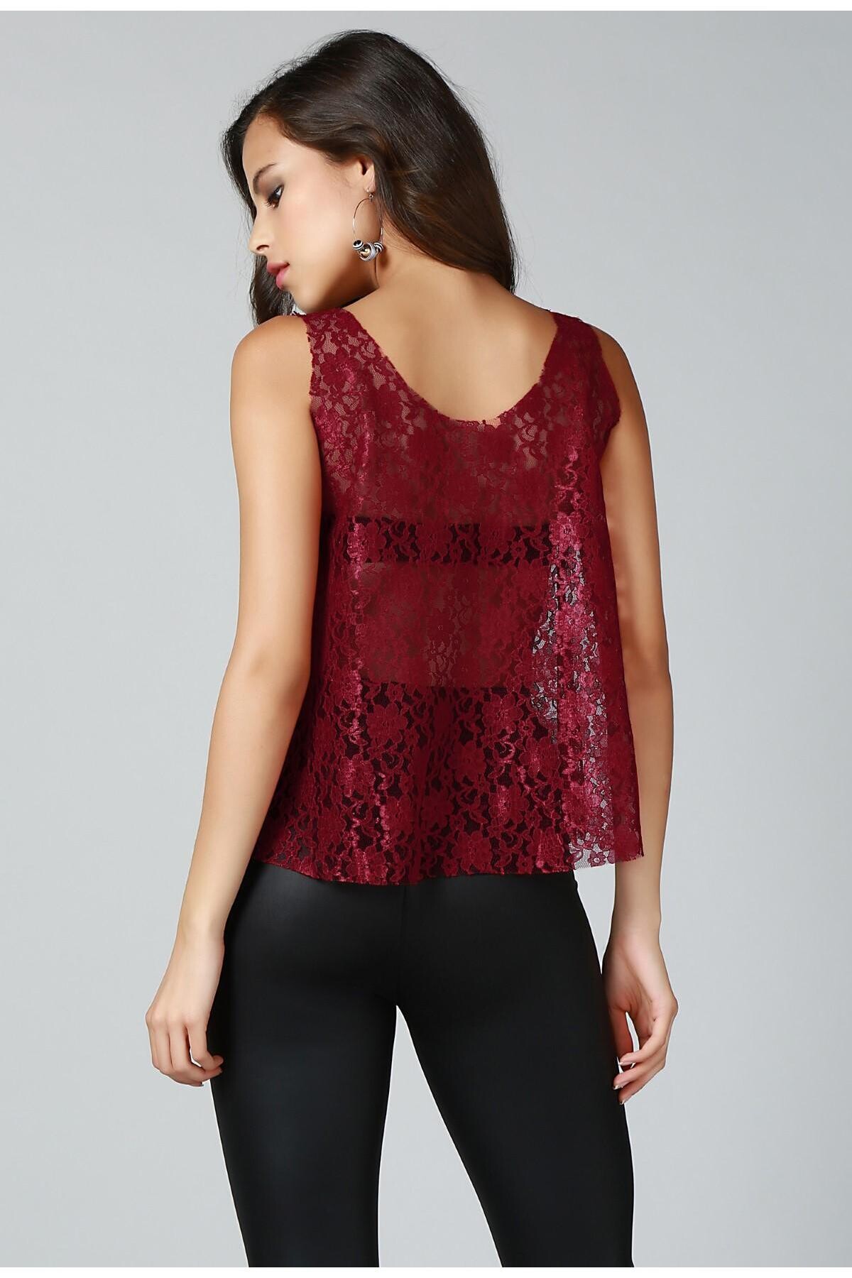 BORDO DANTEL BLUZ  