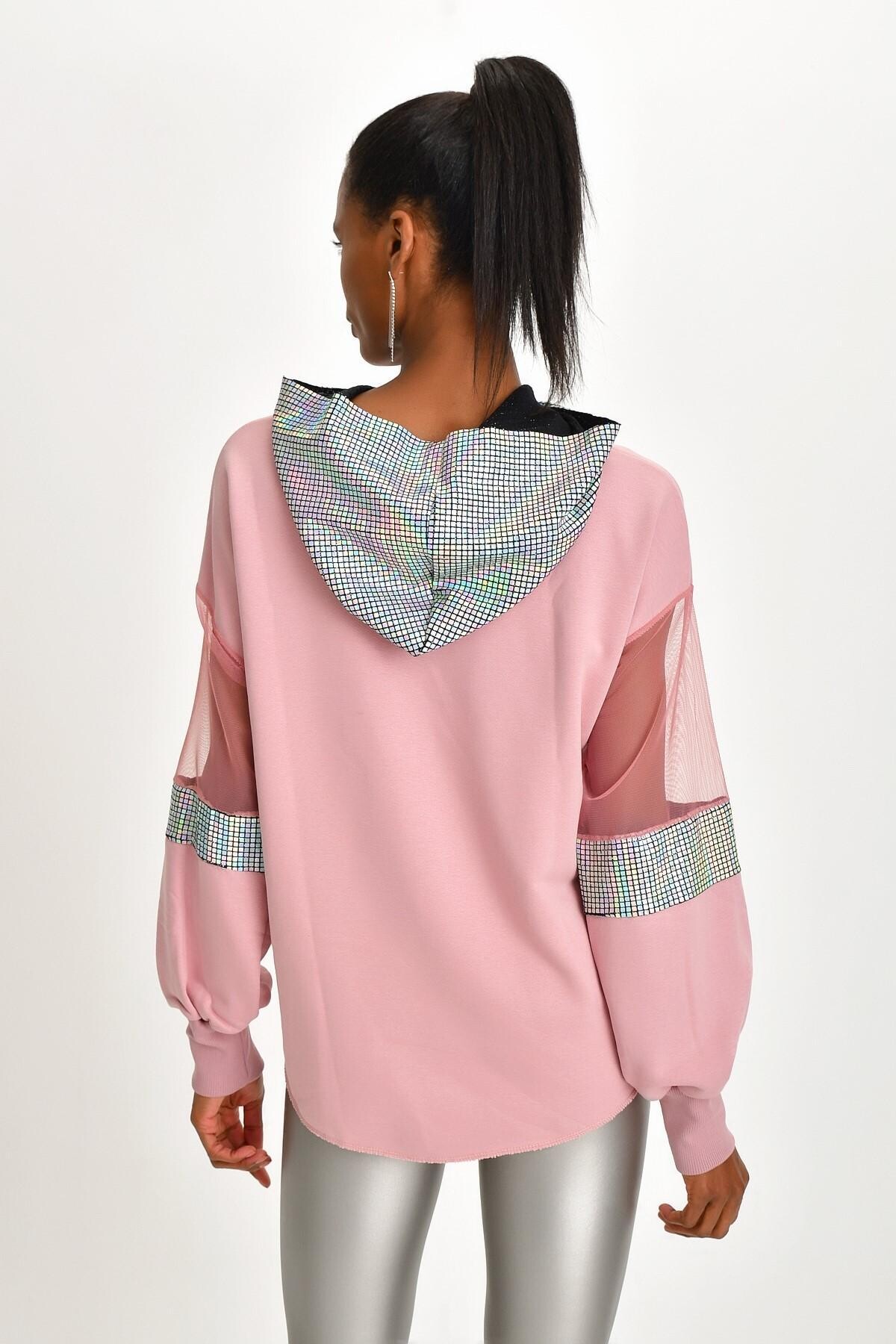 IŞILTILI SWEATSHIRT 