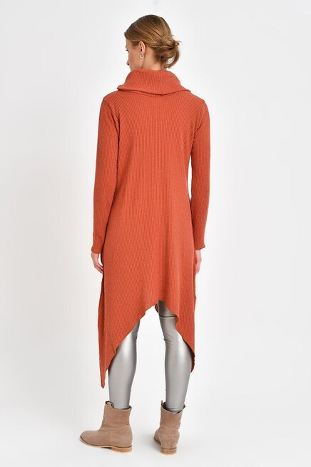 ASİMETRİK YÜNLÜ TUNİK 