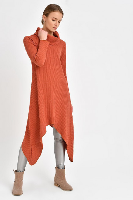 ASİMETRİK YÜNLÜ TUNİK 