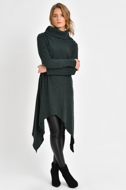 ASİMETRİK YÜNLÜ TUNİK 