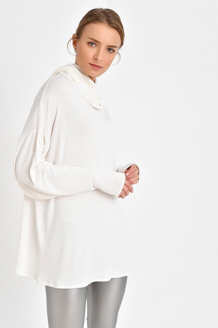 BOĞAZLI TRİKO TUNİK 