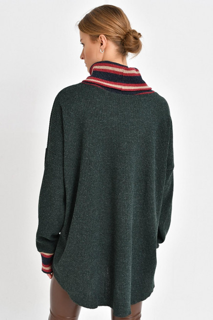 BOĞAZLI TRİKO  YÜNLÜ KAZAK 