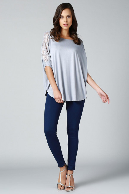 DANTEL DETAYLI TUNİK  