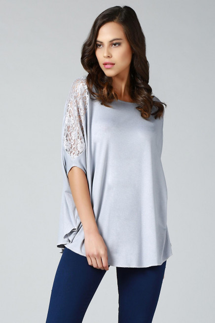 DANTEL DETAYLI TUNİK  