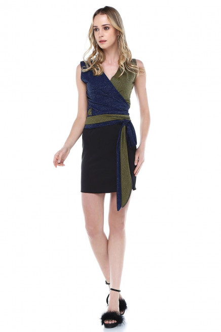 HAFİF SİMLİ ANVELOP BLUZ 