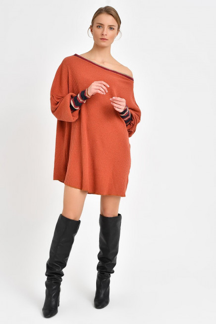 SALAŞ YÜNLÜ TUNİK ELBİSE 