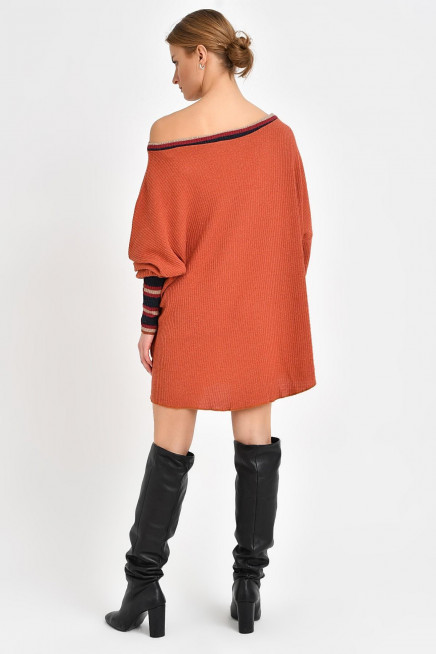 SALAŞ YÜNLÜ TUNİK ELBİSE 