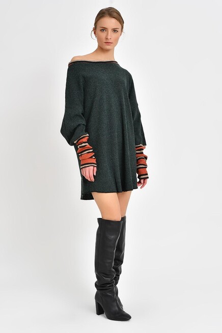 SALAŞ YÜNLÜ TUNİK ELBİSE 