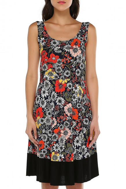 SIRT DEKOLTELİ MİDİ ELBİSE  