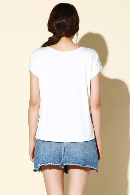 YAPRAK DESEN T-SHIRT   