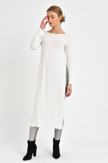 YIRTMAÇLI TRİKO TUNİK 