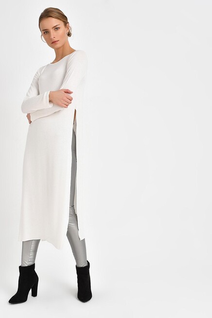 YIRTMAÇLI TRİKO TUNİK 