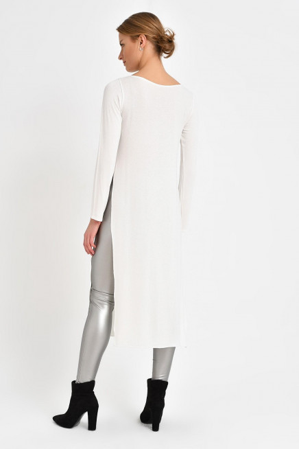 YIRTMAÇLI TRİKO TUNİK 