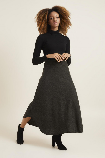 ASİMETRİK ÖRGÜ ETEK 