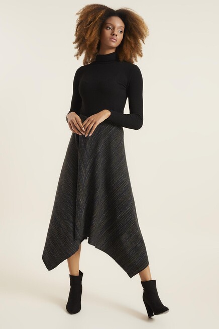 ASİMETRİK ÖRME ETEK