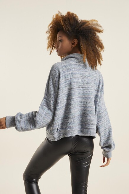 BOĞAZLI ÖRME KAZAK 