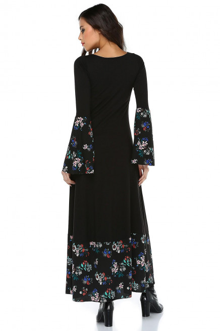 ÇİÇEKLİ MAXİ ELBİSE  