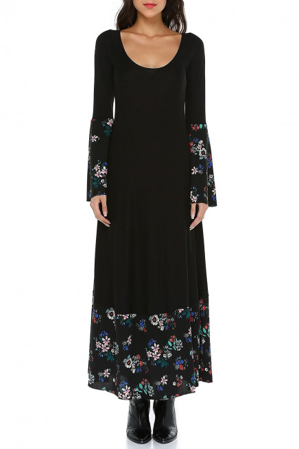 ÇİÇEKLİ MAXİ ELBİSE  