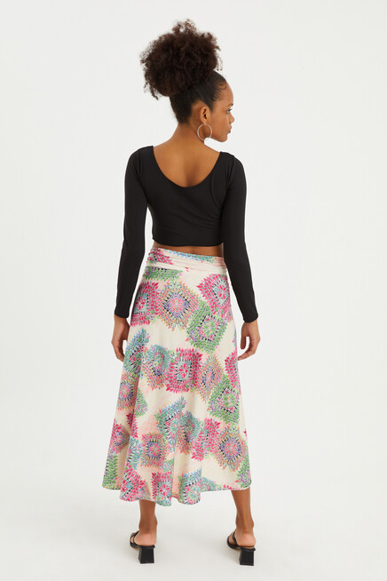 ÇOK RENKLİ ANVELOP ETEK 