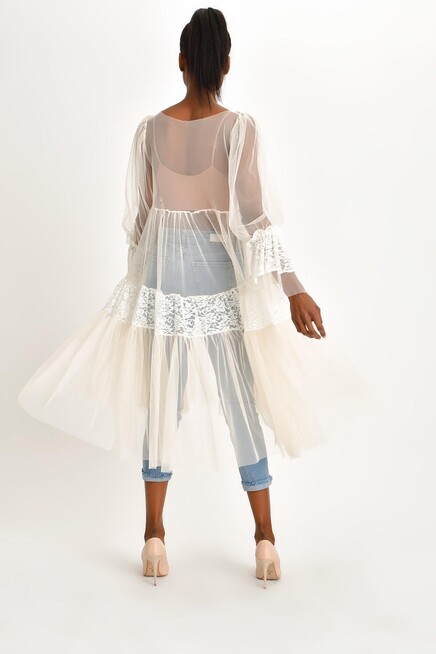 DANTELLİ TÜL TUNİK ELBİSE 