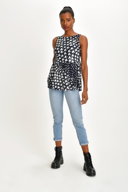 DESENLİ KREP TUNİK 