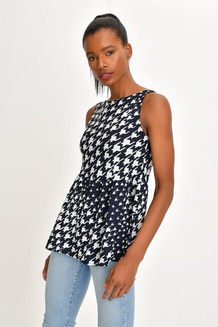 DESENLİ KREP TUNİK 