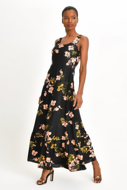 DESENLİ MAXİ ELBİSE 