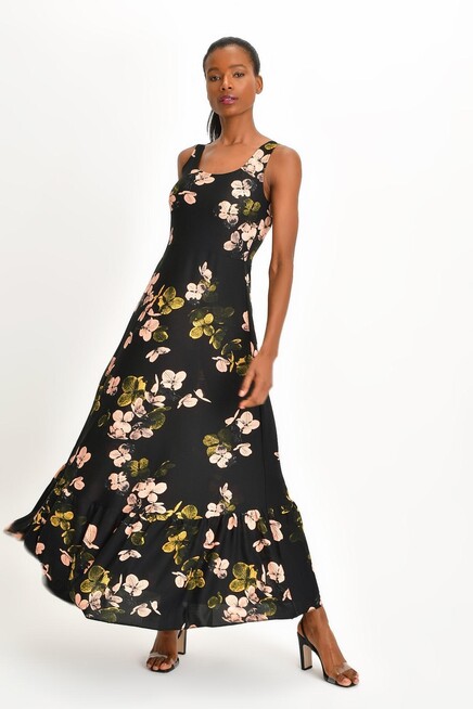 DESENLİ MAXİ ELBİSE 