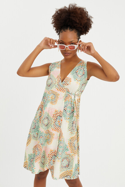 DİZ ÜSTÜ ANVELOP ELBİSE 