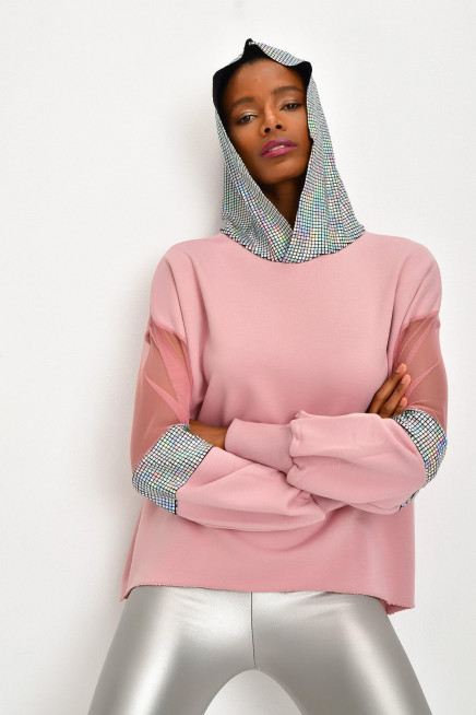 IŞILTILI SWEATSHIRT 