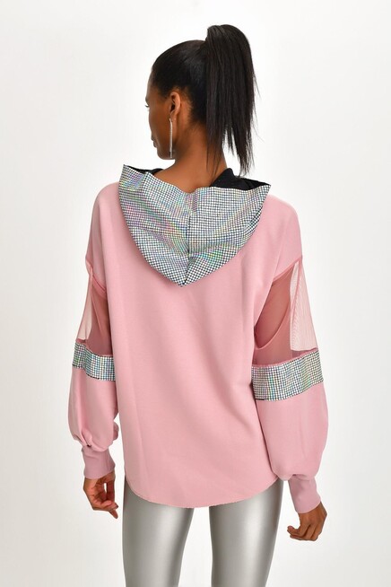 IŞILTILI SWEATSHIRT 