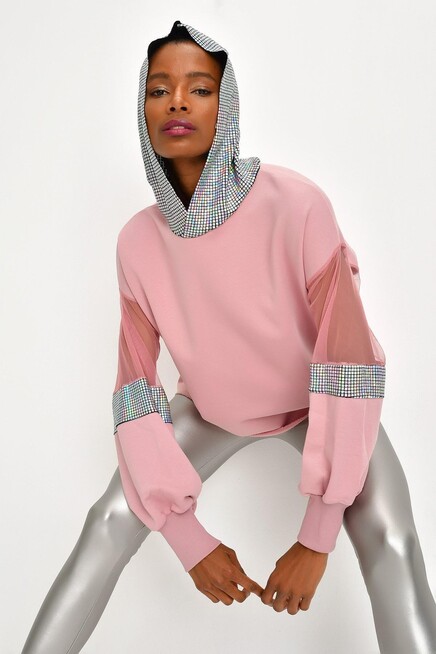 IŞILTILI SWEATSHIRT 