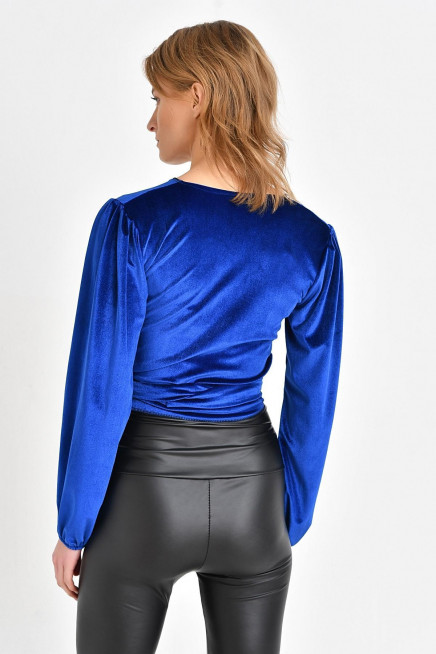 KADİFE ANVELOP BLUZ 