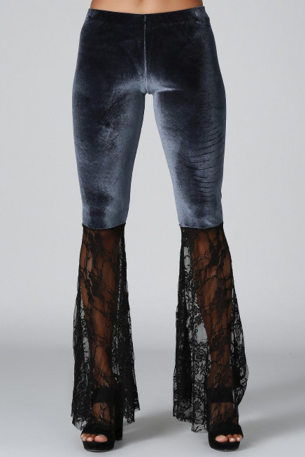 KADİFE-DANTEL PANTOLON  