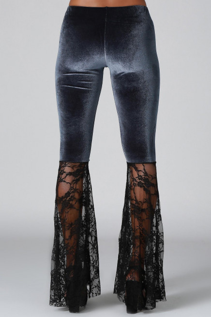 KADİFE-DANTEL PANTOLON  
