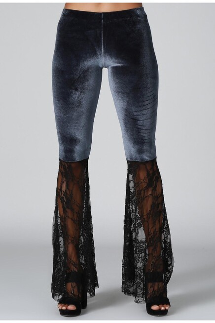 KADİFE-DANTEL PANTOLON  