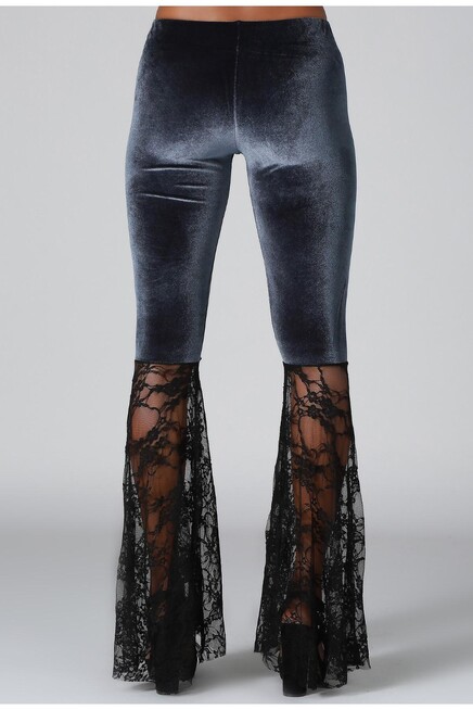 KADİFE-DANTEL PANTOLON  