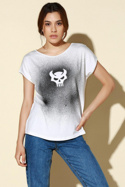 KURUKAFA DESEN T-SHIRT   