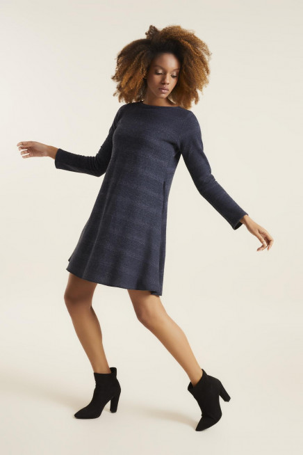 ÖRME CEPLİ ELBİSE 