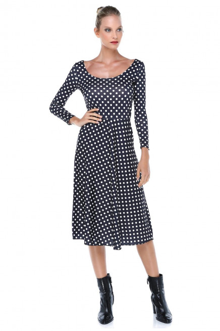 PUANTİYELİ ELBİSE 